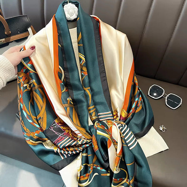 Turkish Brand -Quality Silk Scarf - Good Length & Width