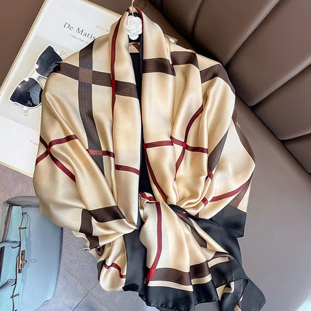 Turkish Brand - Quality Silk Scarf - Good Length & Width