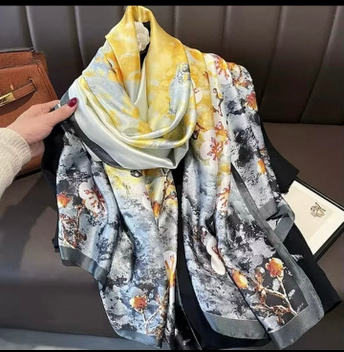 Turkish Brand -Quality Silk Scarf - Good Length & Width