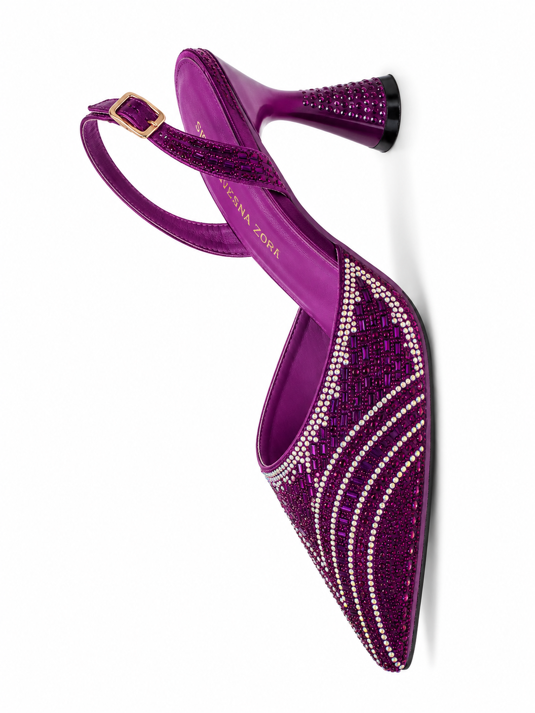 Italian Luxury Party Shoes 522 Purple