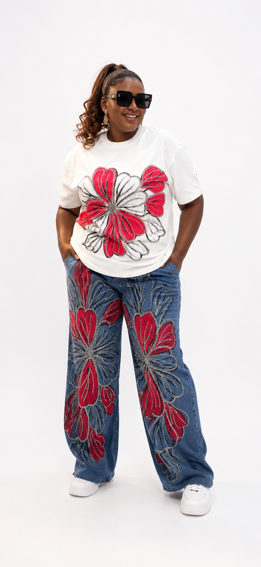 Ensemble pantalon en jean Ruby Bloom