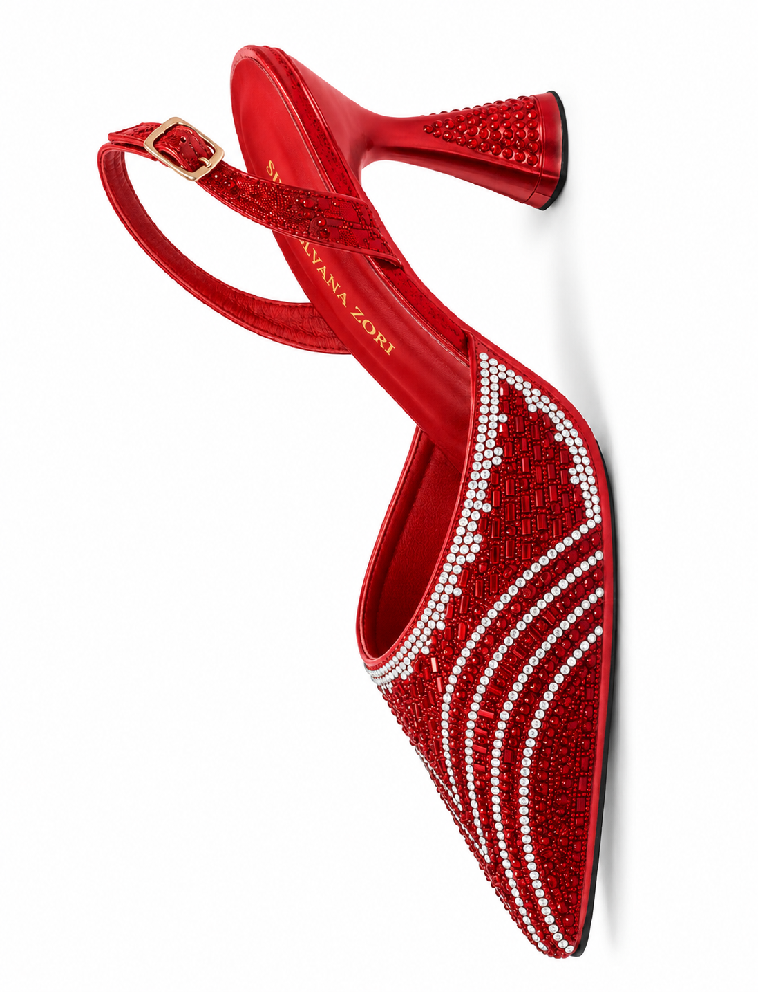 Italian Luxury Party Shoes 522 Red