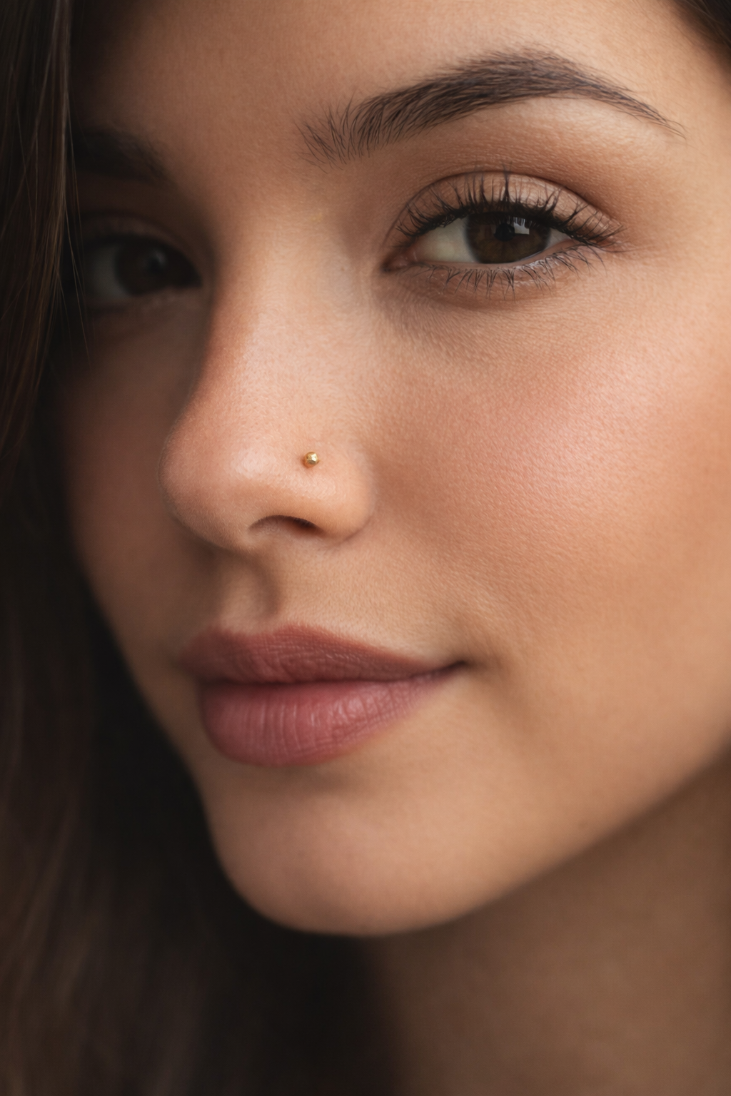 FT00002561-.39 Xuping Gold nose rings – Sparkling Crystal