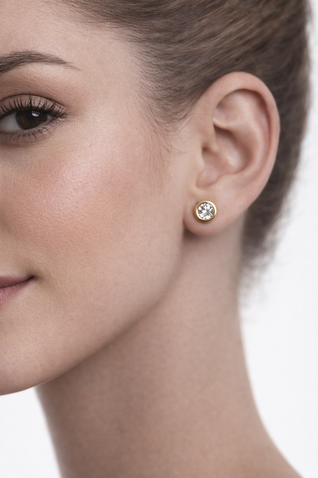 SYX 0146E-.5- Xuping Gold ear rings – Sparkling Crystal