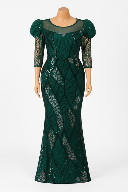 Party Dress: Full Length Dazzling Dress