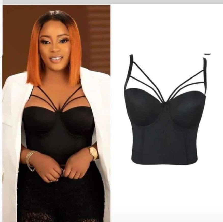 Strappy Bustier Corset Crop Top
