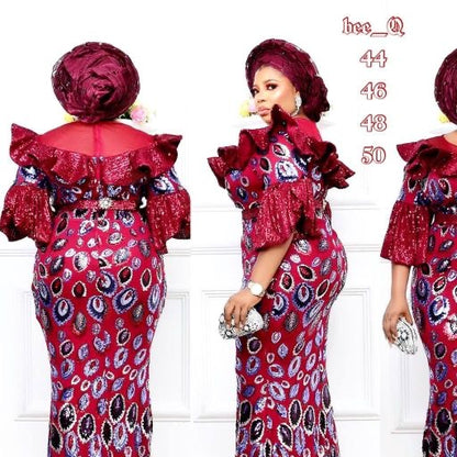 Party Dress: Full Length Dazzling Dress