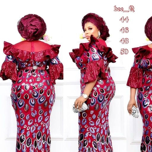 Party Dress: Full Length Dazzling Dress