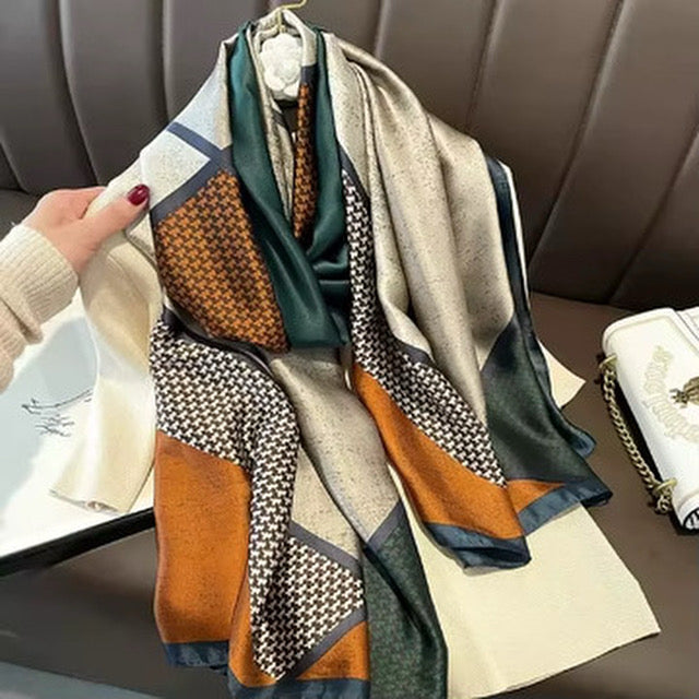 Turkish Brand - Quality Silk Scarf - Good Length & Width