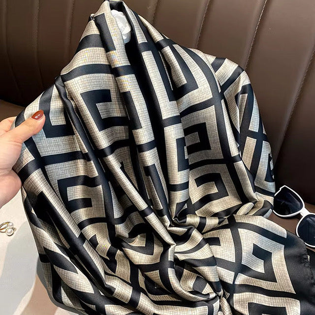 Turkish Brand - Quality Silk Scarf - Good Length & Width