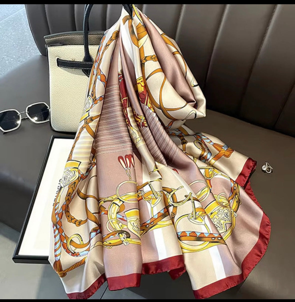 Turkish Brand -Quality Silk Scarf - Good Length & Width