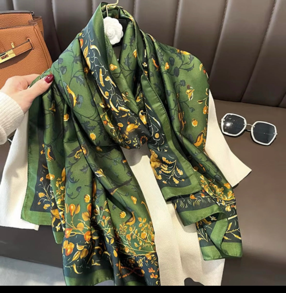 Turkish Brand - Quality Silk Scarf - Good Length & Width