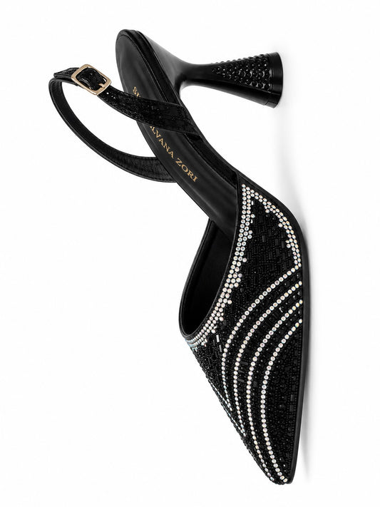 Italian Luxury Party Shoes 522 Black