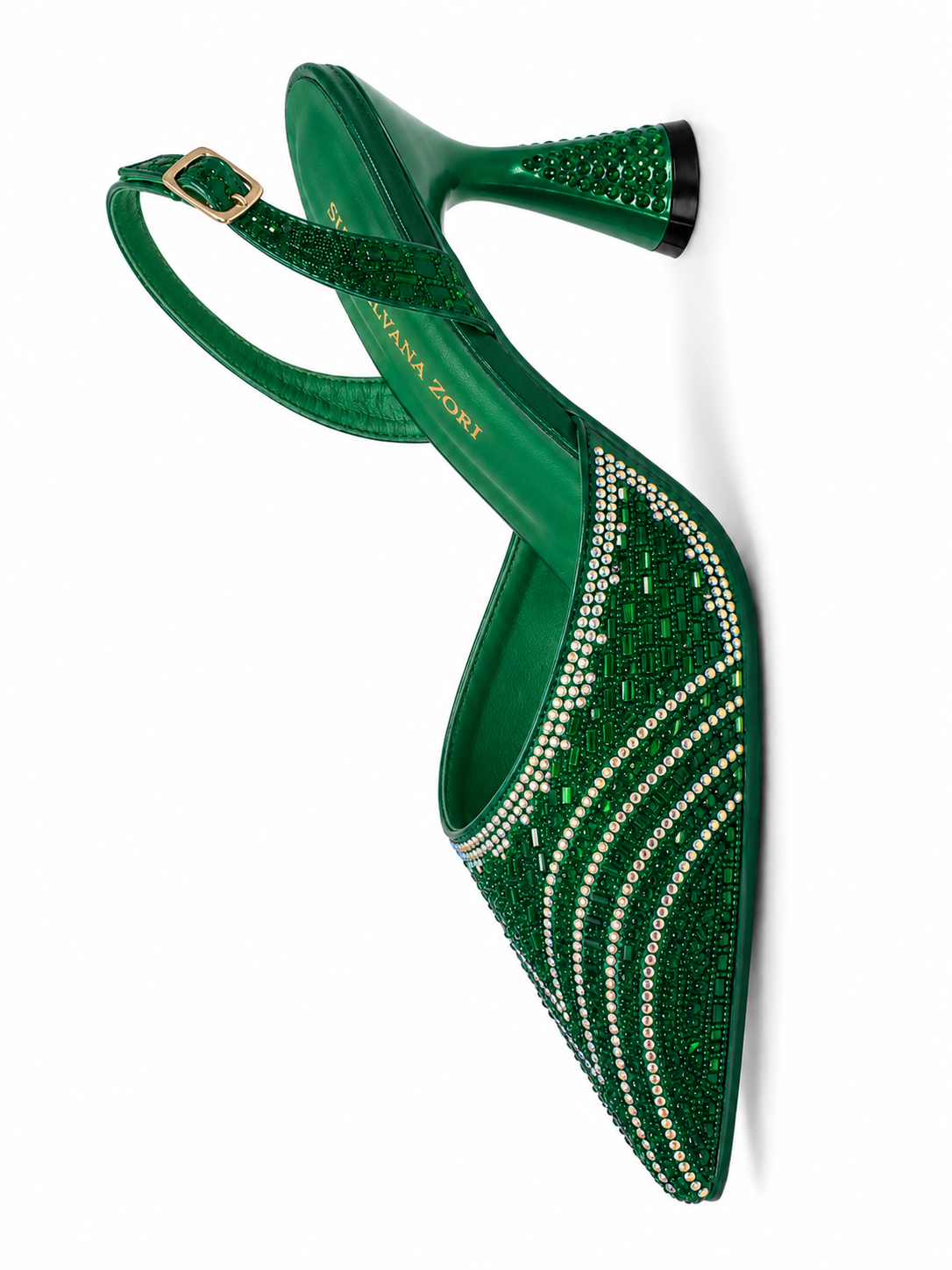 Italian Luxury Party Shoes 522 Green