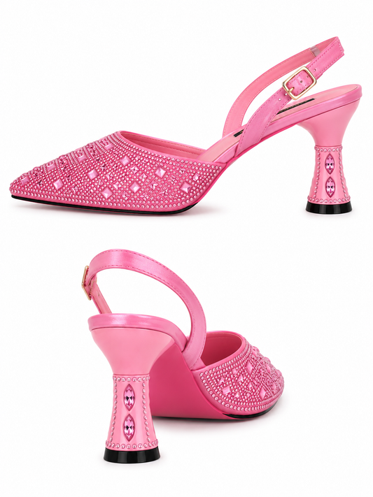 Italian Luxury Party Shoes 151 Pink