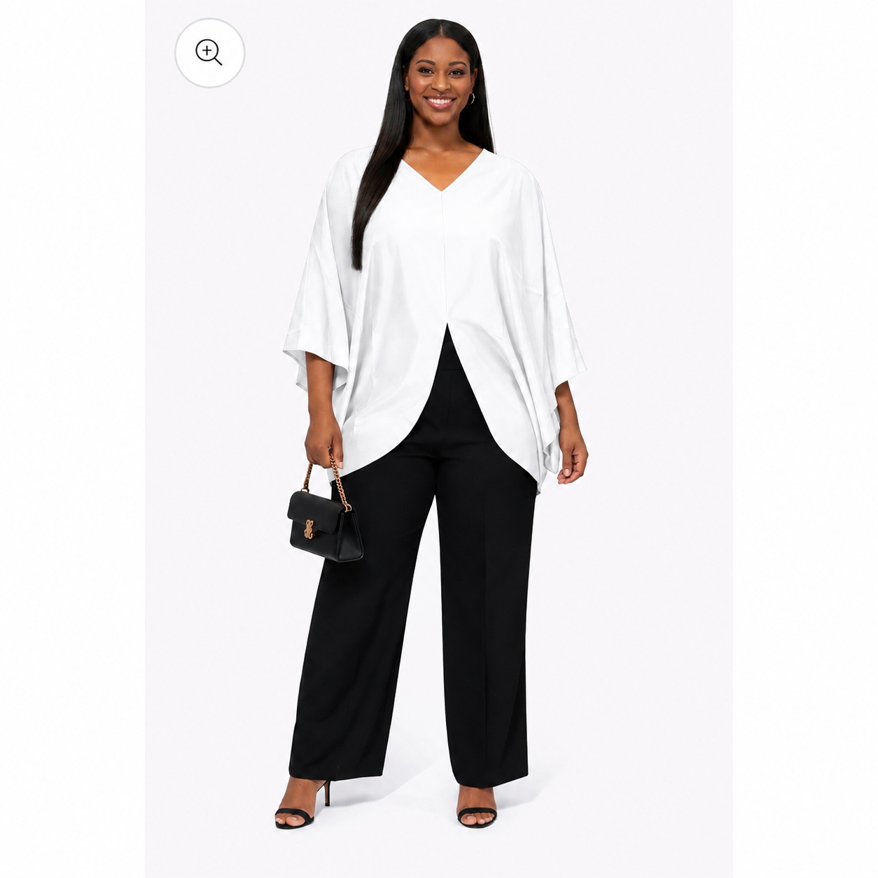 Elegant Everyday Blouse Top - White