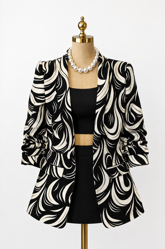 Luxury Swirl Corporate Blazer