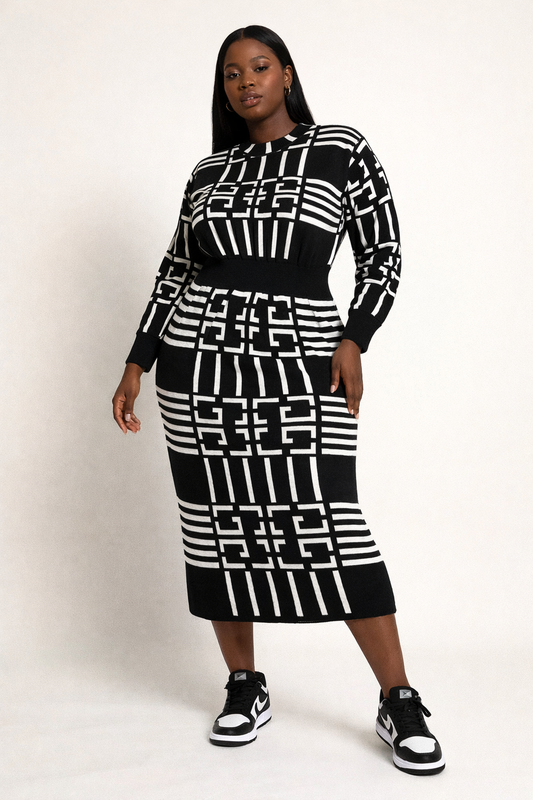 One Size Fits  - Bodycon Stretchy Dress