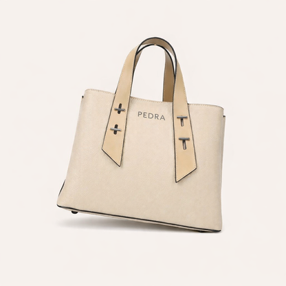 L23602B - Genuine Leather Box Shape Bag