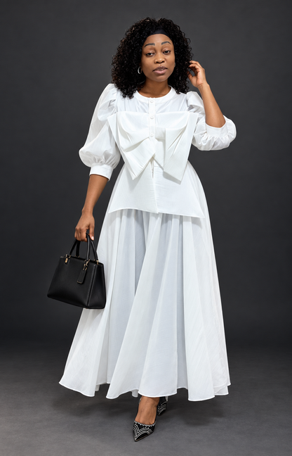 Statement Bow Maxi Dress