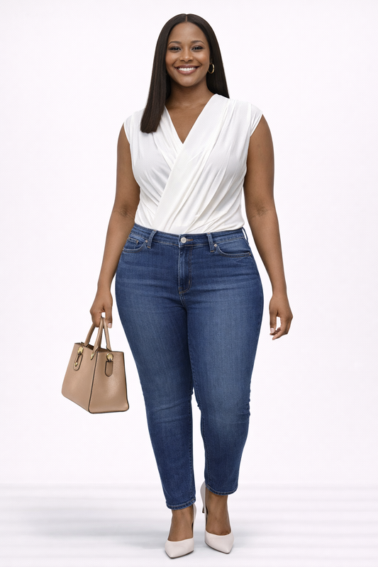 Turkish Brand - Elegant Wrap-Style Top