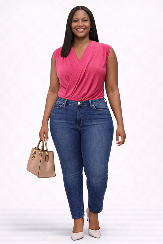 Turkish Brand - Elegant Wrap-Style Top