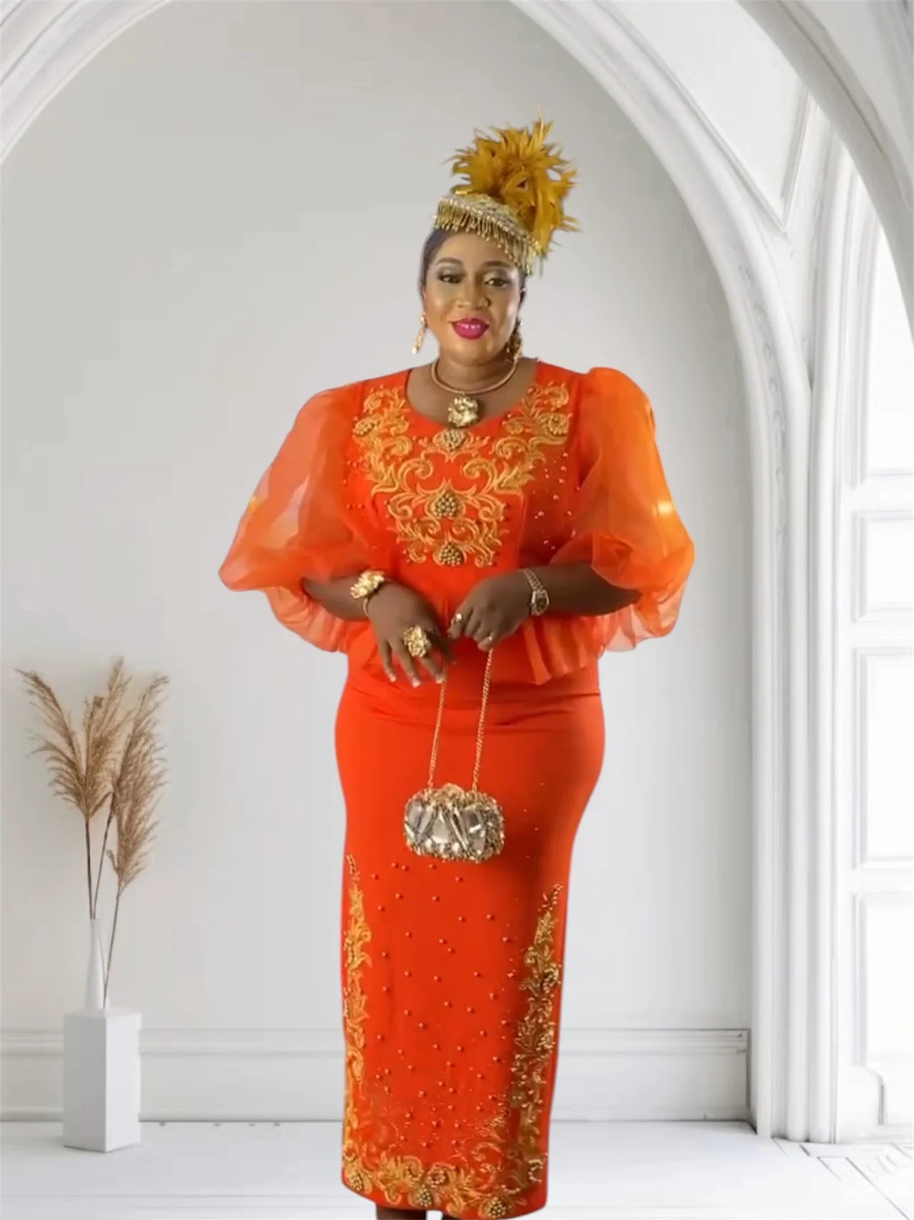 Party Wear Embellished Skirt & Blouse