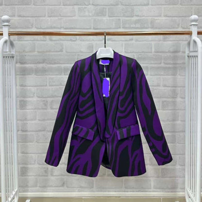 Artful Multi-Colored Blazer – Standout Design