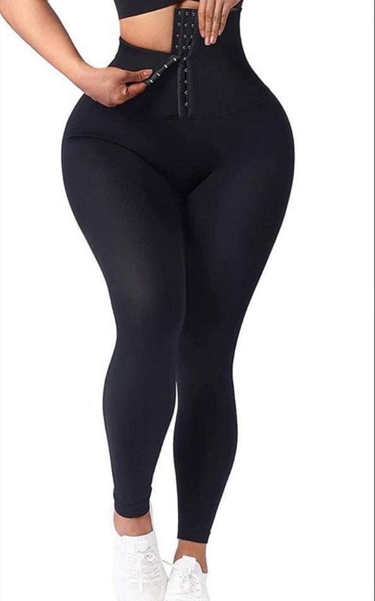 Shapewear Leggings with Built-In Girdle Support