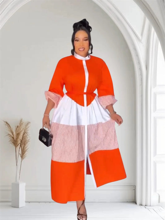 Multi-Colour Cotton Dress – Bright & Breathable