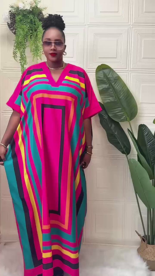 High Grade Fabric Maxi Dress With Pockets