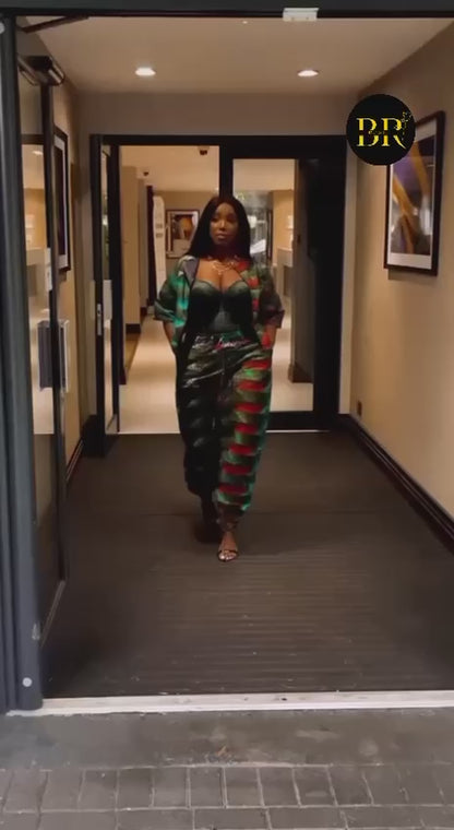 Effortless Style – Premium Satin Two-Piece with Firm Grip