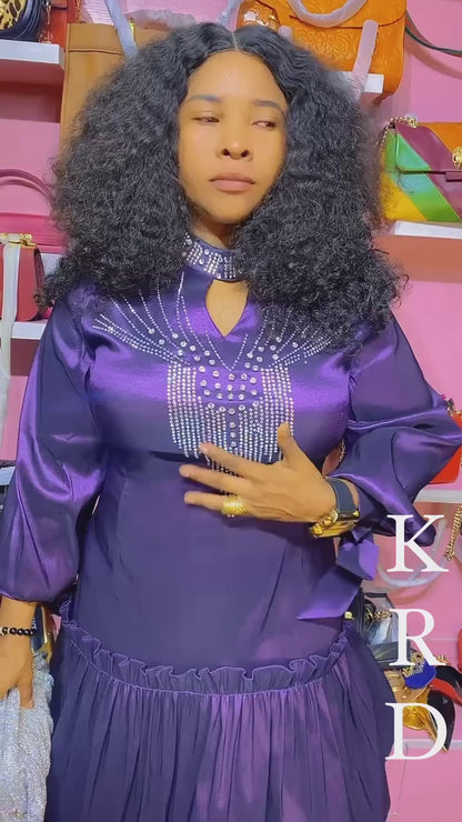 Elegant Knee-Length Taffeta Dress with Rhinestone Detailing